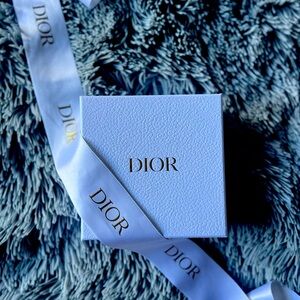 Empty Authentic Dior Gift Box 5x5 with Dior Ribbon